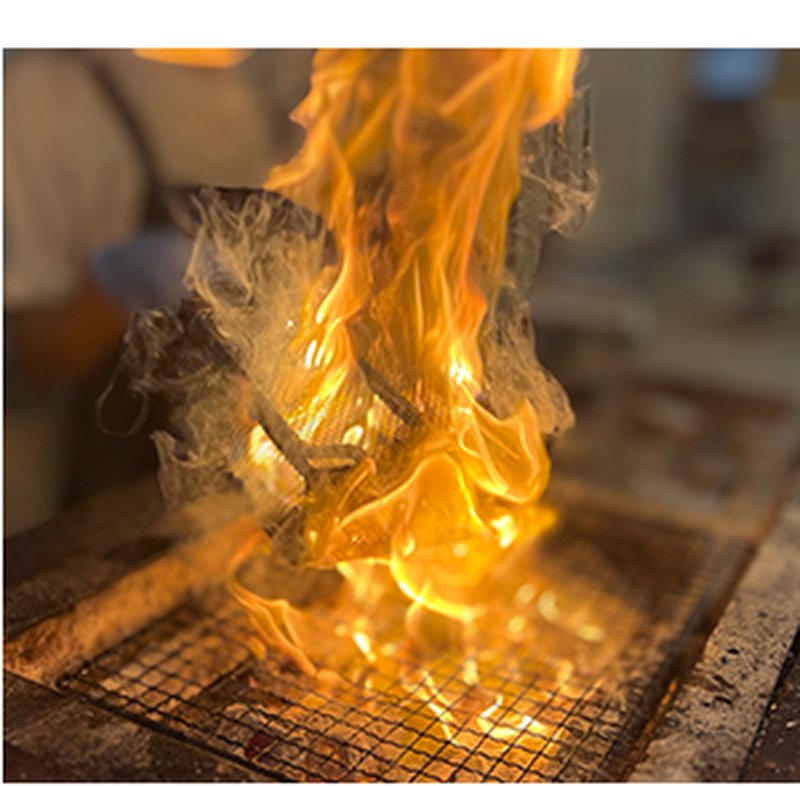 吉備高原鶏の黒焼き